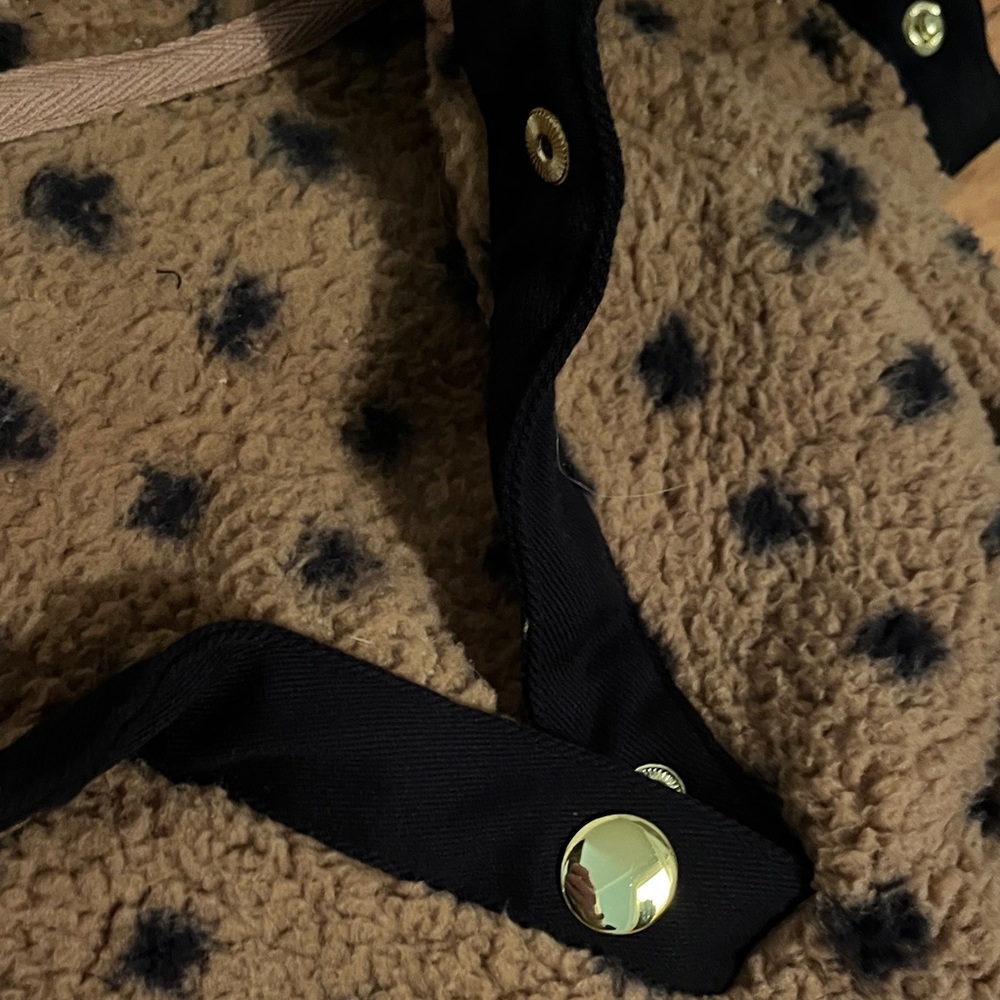 Brown Polka Dot LOFT Sweater - Picture 3 of 3